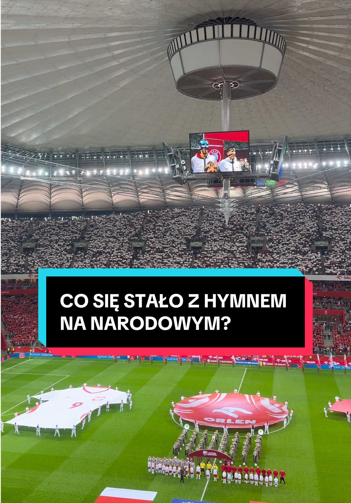 Co się stało z hymnem na Narodowym? #piłkanożna #reprezentacjapolski 