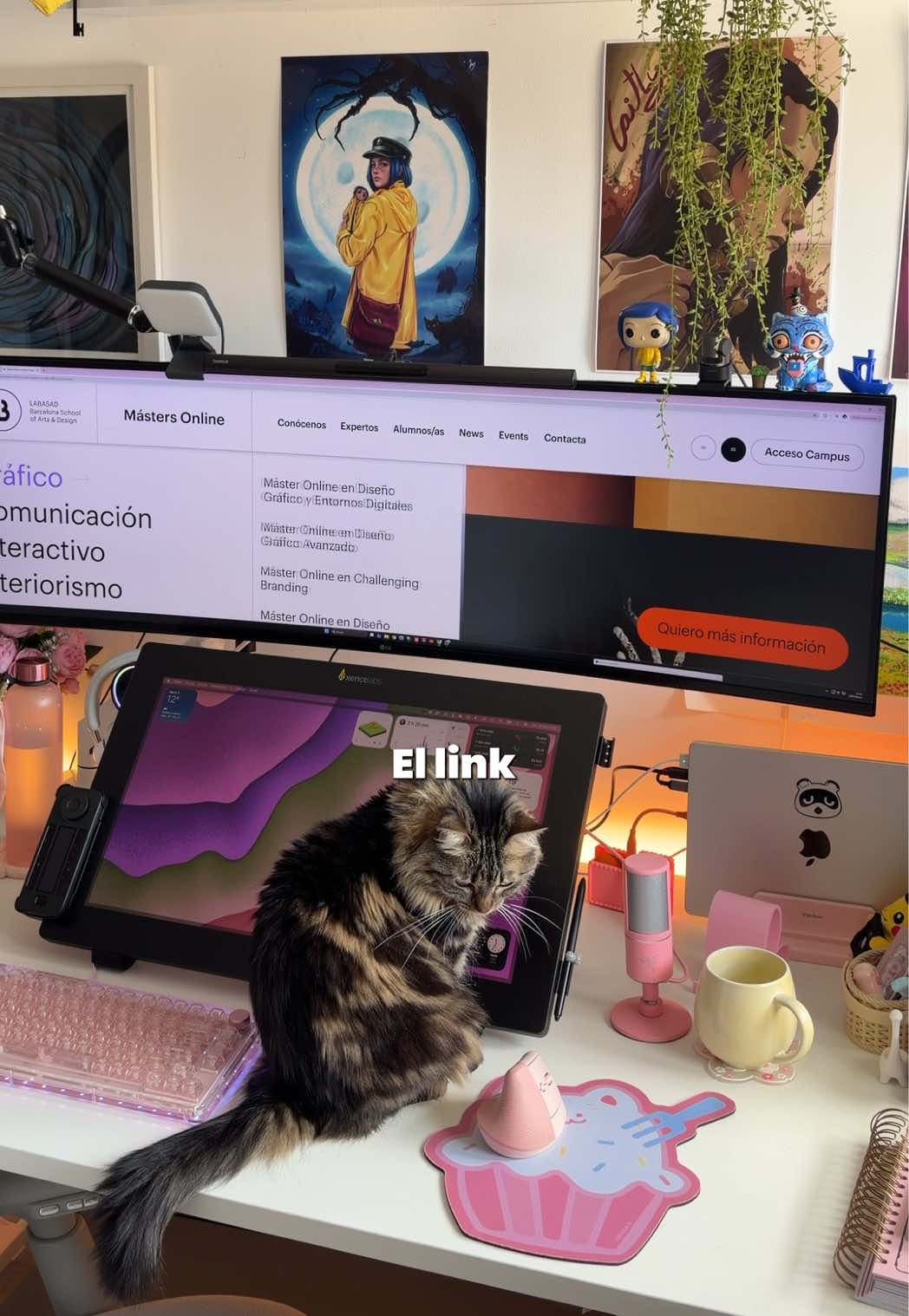 Si te interesa crear animaciones web y llevar tu diseño al siguiente nivel, en @Labasad tienen un Máster en Programación para Creativos 💻✨ Más info en el link de mi perfil. #masteronline #labasad #creativos #sitioweb #webdesign