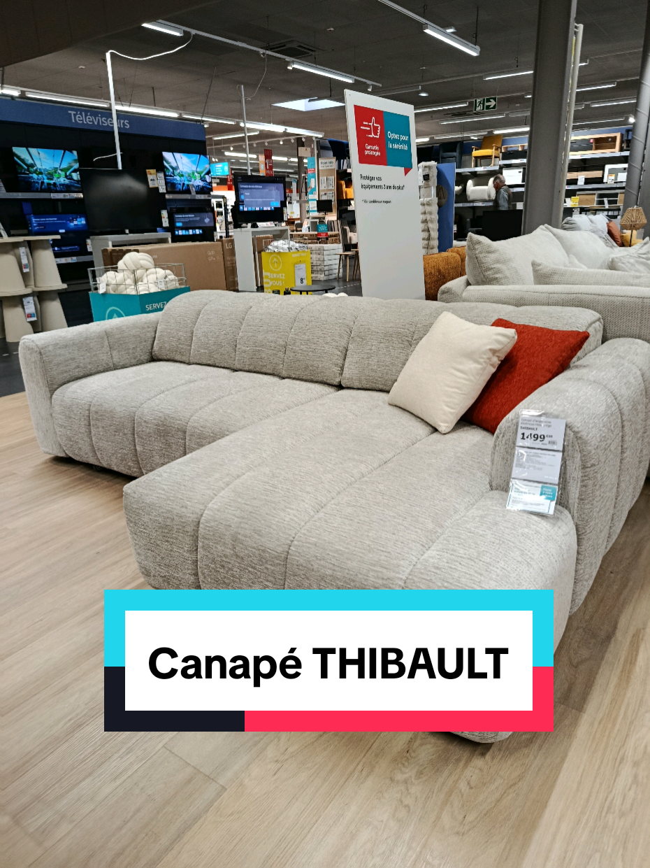 Canapé THIBAULT Nouveauté à découvrir sans plus attendre !  1499€  #but #tendance #canapé  #theodora #gims 