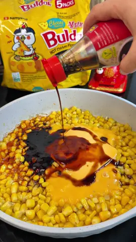 Cook Creamy Cheese Buldak with Corn with me 🌽🔥🧀 So creamy, tender & super delicious 🤤 Upgraded Ramen Recipe 🔥 How do you like this? 🤔