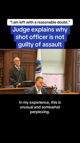 The judge who acquitted a Massachusetts police officer of assault today said he found both her and the officer who shot her to be credible on the witness stand. Kelsey Fitzsimmons was not on duty on June 30, 2025, when Officer Pat Noonan of the North Andover Police Department shot her while serving her with her boyfriend's restraining order, which required her to give him temporary custody of their baby son. Fitzsimmons was charged with assault after Noonan said she pointed a gun at him and pulled the trigger. Judge Jeffrey T. Karp in Essex County Superior Court acquitted her today (Thursday, March 26) after a bench trial. 