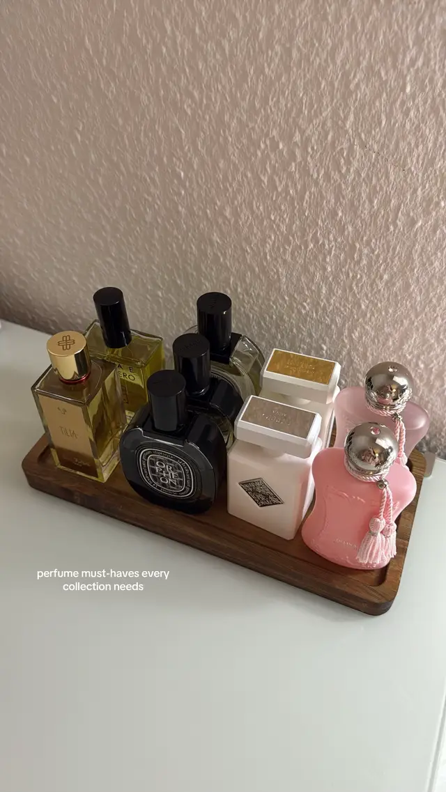 my essentials #fragrance #nicheperfume #perfume #perfumetiktok #aesthetic 