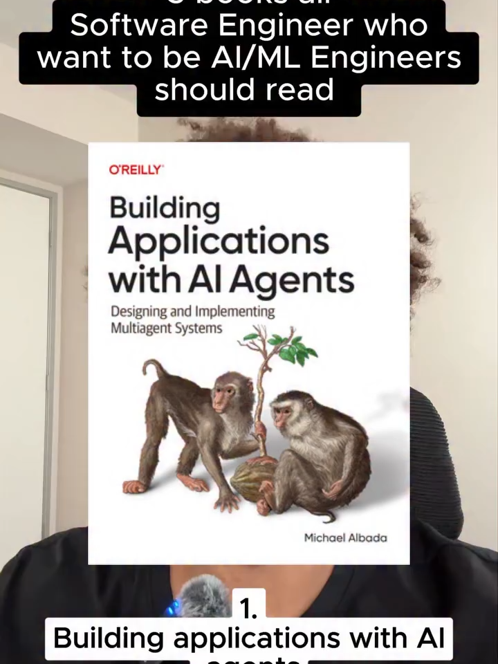 Books for software engineers who want to upgrade into Ai/ML engineering pt.2 Link in bio for the links to get the books #machinelearningengineer #softwareengineering #ai #aiengineer #aijobs