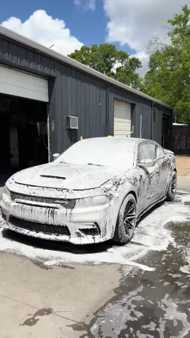 Good bath. 🖤🐈‍⬛ #carsoftiktok #hellcat #viral #trending 