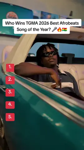Who wins TGMA 2026 Best Afrobeats Song of the Year? #tgma26 #ghanamusic #afrobeatssongoftheyear #fyp  #kidi