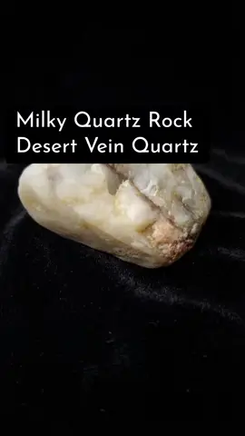 Milky quartz rock with visible vein structure and natural fractures #milkyquartz #quartzrock #rockhounding #newmexicorocks #desertstone 
