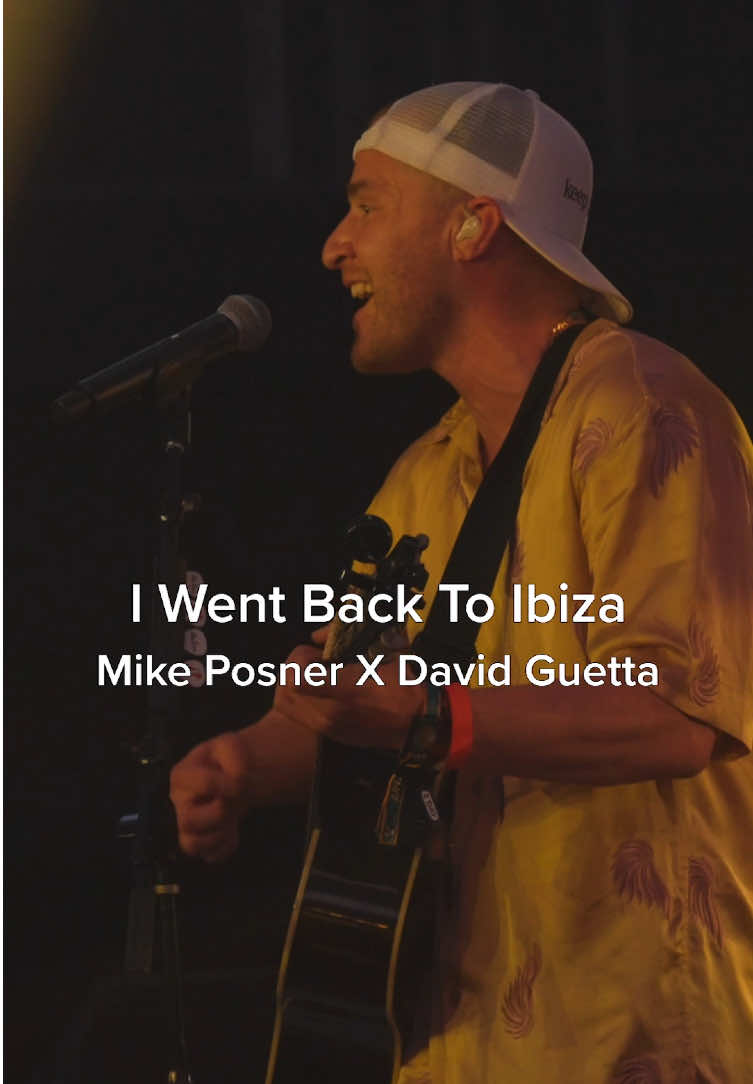 TOMORROW. ‘I Went Back To Ibiza’ Mike Posner X @David Guetta. are u ready?? 