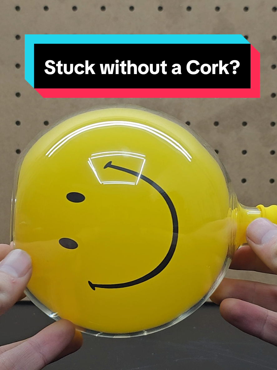 How did this balloon get stuck without a cork? #Science #learnontiktok #stem #interesting 