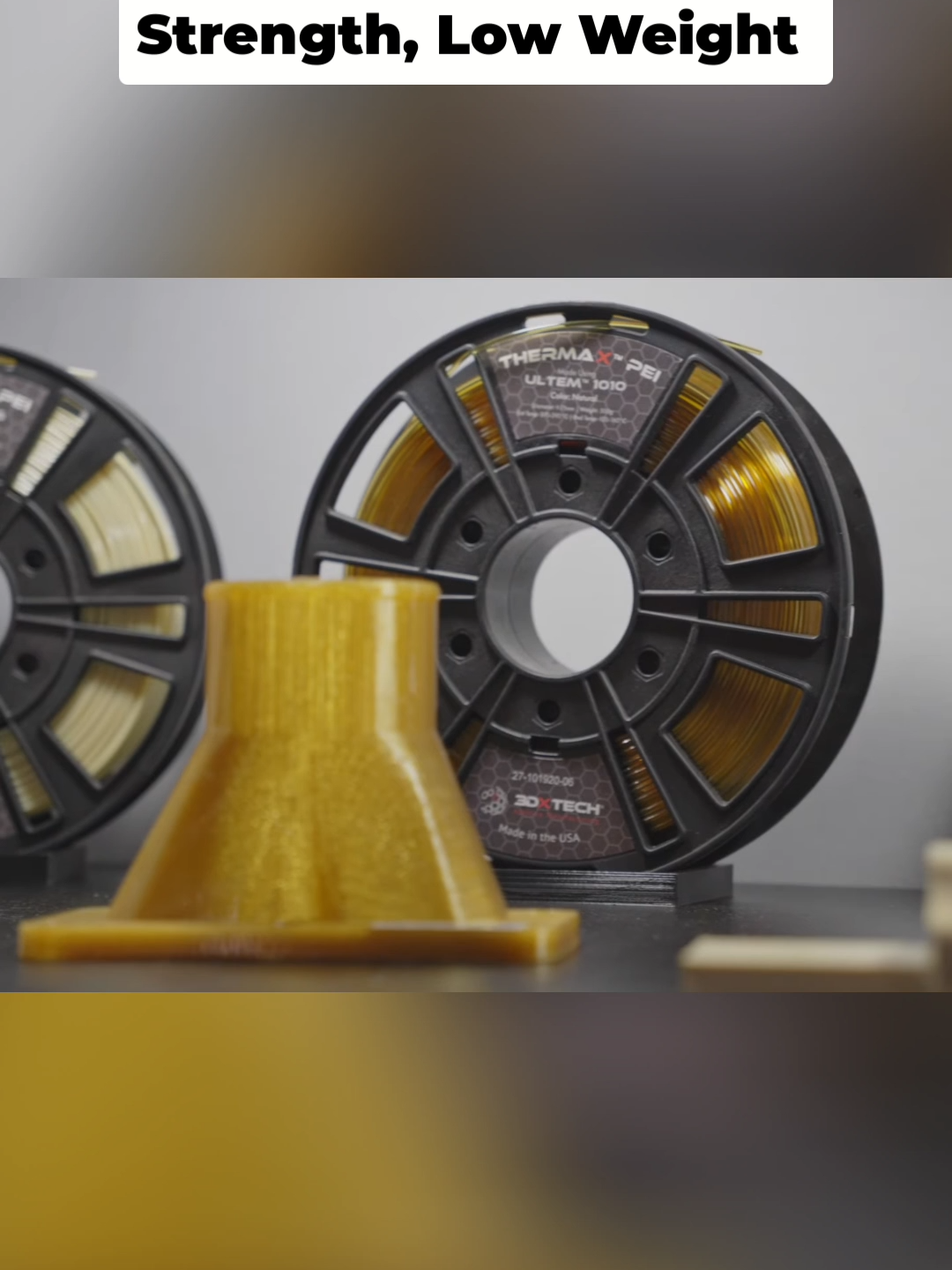 ULTEM 1010_ Race Cars, Aerospace & Extreme Heat Material!  From race cars to aerospace tooling, Ultem 1010 delivers strength, heat resistance, and reliability where other materials fall short. Watch the full video on our YouTube channel to learn what makes Ultem 1010 a go-to material for demanding applications. Explore our Ultem 1010 options: https://rebrand.ly/5tzwbii #3dxtech #additivemanufacturing #3dfilament #aerospace #fypシ #3dprint #polymerscience #fyp #sciencetok #makertok #engineering #technology #Tech #ultem #ultem1010 #automotive