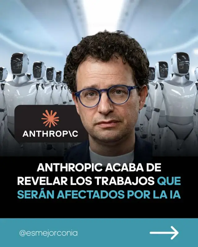 La IA no viene por los trabajos manuales… viene por los de oficina 🧠 Programadores, analistas y customer service están entre los más expuestos. Pero no están despidiendo… están dejando de contratar. Los más afectados: perfiles jóvenes, preparados y bien pagados. Y ojo con esto: la IA ya puede automatizar mucho más de lo que vemos hoy… pero las empresas van lento. No es solo un tema de habilidades. Es un tema de adopción. #InteligenciaArtificial #FuturoDelTrabajo #IA 