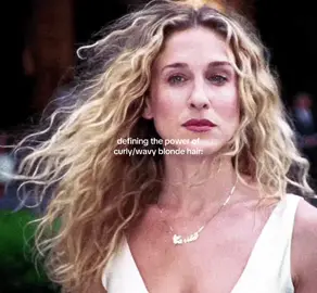 #carriebradshaw #sexandthecity #edit #blonde #curly 