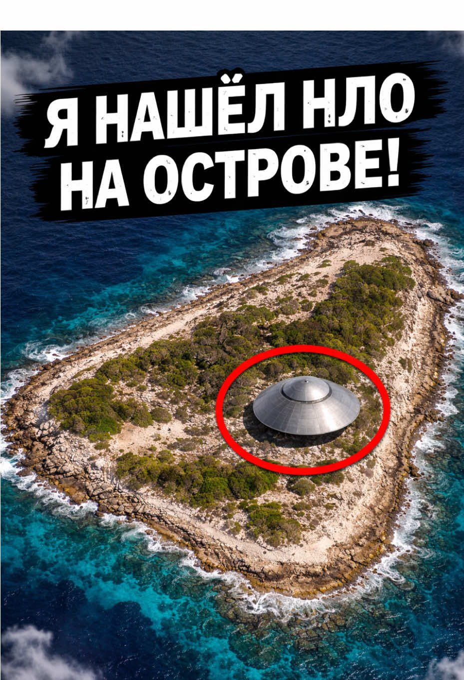 «Я думал это просто пустой остров… пока не увидел ЭТО. Кто-то или что-то оставило это здесь. И оно не должно было попасть в кадр.»