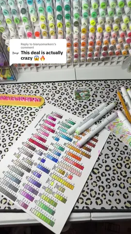Replying to @bianyomarkers What is even crazier is that the price has DROPPED even more!! 😱 RUN don't walk to the orange shopping cart! 🛒 #colortok #tiktokshopfinds #alcoholmarkarkers #adultcoloring #artsupplies 