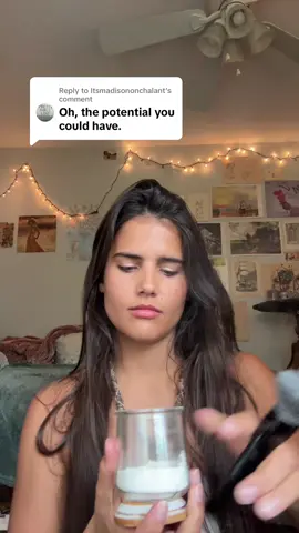 Replying to @Itsmadisononchalant and the “potential” is just freshly washed hair and makeup @grace  is playing in the background (before you beg me) #ASMR #arrowrootpowder 