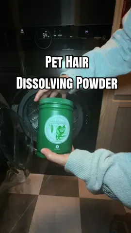 Pet Hair Dissolving Laundry Powder @seedshub_official #pethairremoval #laundrytok #laundryhack #PetsOfTikTok #tiktokshopcreatorpicks 