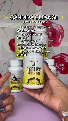 Nuestro Candida Cleanse 🌿 contiene orégano en polvo, ácido caprílico, aloe vera y otros ingredientes con propiedades antifúngicas y antibacterianas ✨ 💚 Apoya la salud intestinal ✨ Ayuda a equilibrar tu organismo 🌸 Puede mejorar la incomodidad íntima 🍃 Reduce la inflamación abdominal ⚡ Te ayuda a sentirte más ligera Recuerda, todo empieza desde adentro 👀 📩 Escríbenos al DM para más info #candida #fyp #parati 