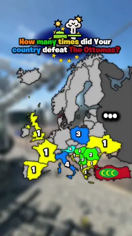 How many times did your country the ottomans? #geography#maps#mapping#russia#goviral 