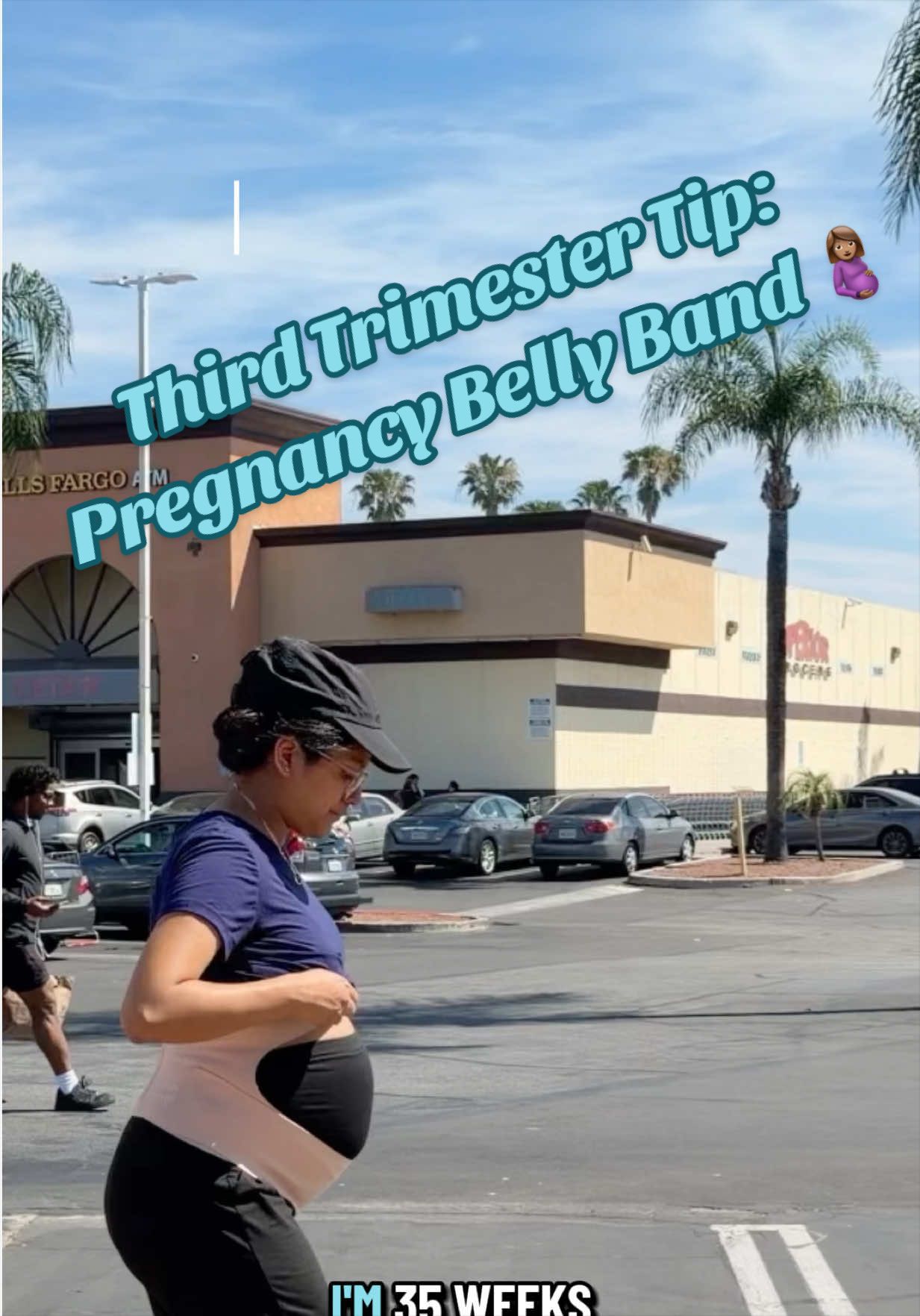 @momcozy @Momcozy Official this belly band with me since the beginning  🥹💕🤰🏽 #bellyband #pregnancy #35weeks #thirdtrimester #momcozy 