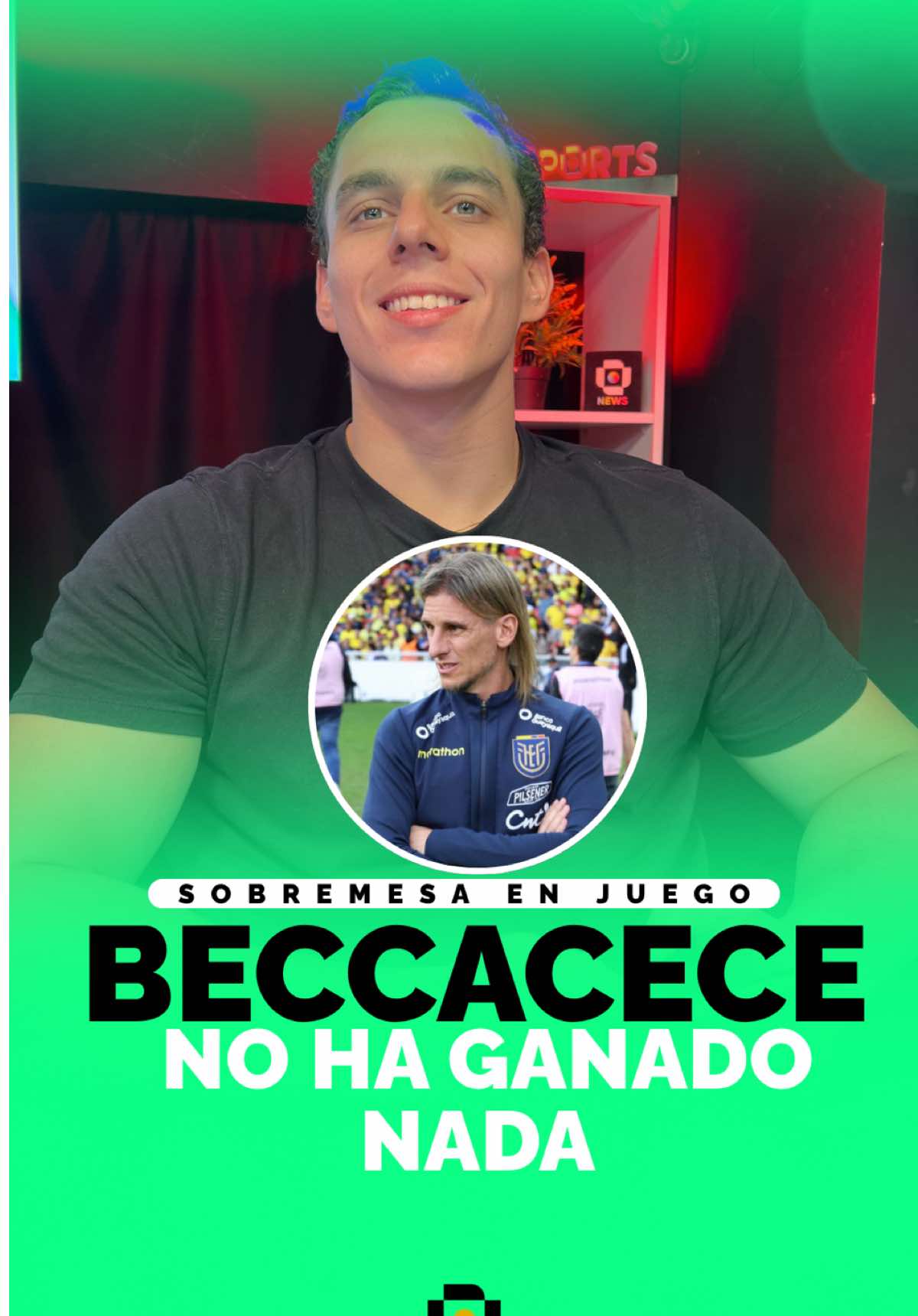 ⚽🔥 ¡Declaraciones que generan debate en #SobremesaEnJuego! El periodista Leo Ruete fue contundente sobre Sebastián Beccacece: “no ha ganado nada”. 👀 Una frase que abre la discusión sobre su trayectoria y si está a la altura del reto con la selección. 💬 ¿Tiene respaldo para dirigir o debe demostrar más? #RCDSports #LaTri #Beccacece #DebateFutbolero ⚽🔥