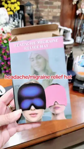 it's a jel cool cap for headache/migraine relief.#tiktokshopcreatorpicks #headacherelief #migrainerelief 