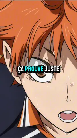 Haikyuu a inventé le volley ball