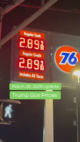 Trumps war in iran is making americans pay more at the pump. #gas #gasstation #gasoline #trump #iran