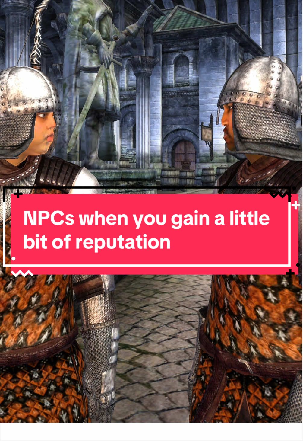 I did one questline and they act like I run the town 💀#gaminghumor #rpg #videogames #skit #elderscrolls 