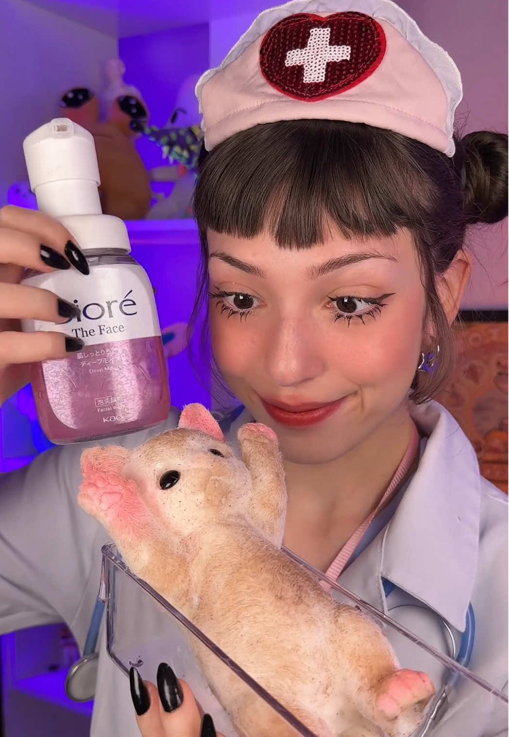 glow up no gatinho velho abandonado fedido 🐱🧼 #asmr 