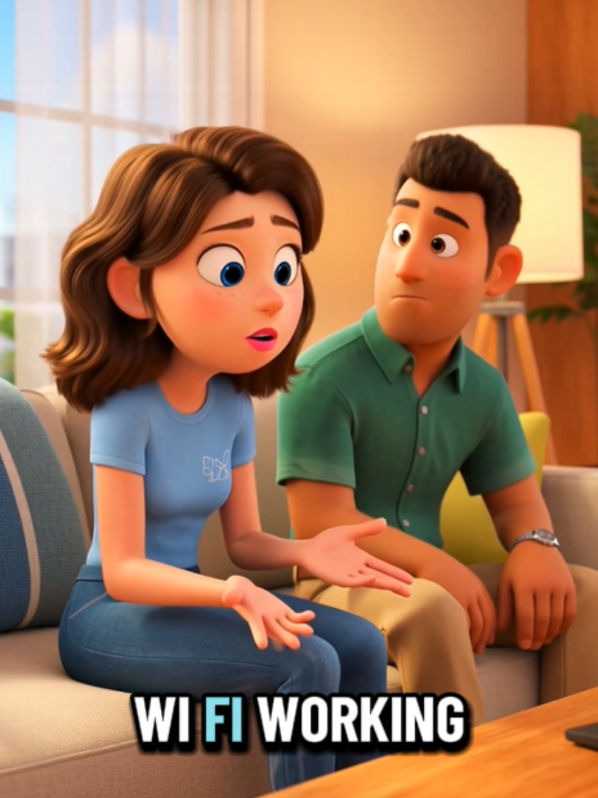 📱 Description: No internet? 😩 Learn how to ask about WiFi problems in English with this short animated lesson! 💬 Useful phrases: “Is the WiFi working for you?” “It’s not connecting.” “Try restarting the router.” 🎯 Perfect for daily conversations at home, cafes, or work. Follow for more easy, real-life English lessons! #EnglishTeacher #LanguageLearning #RealLifeEnglish #EnglishTips #EasyEnglish 