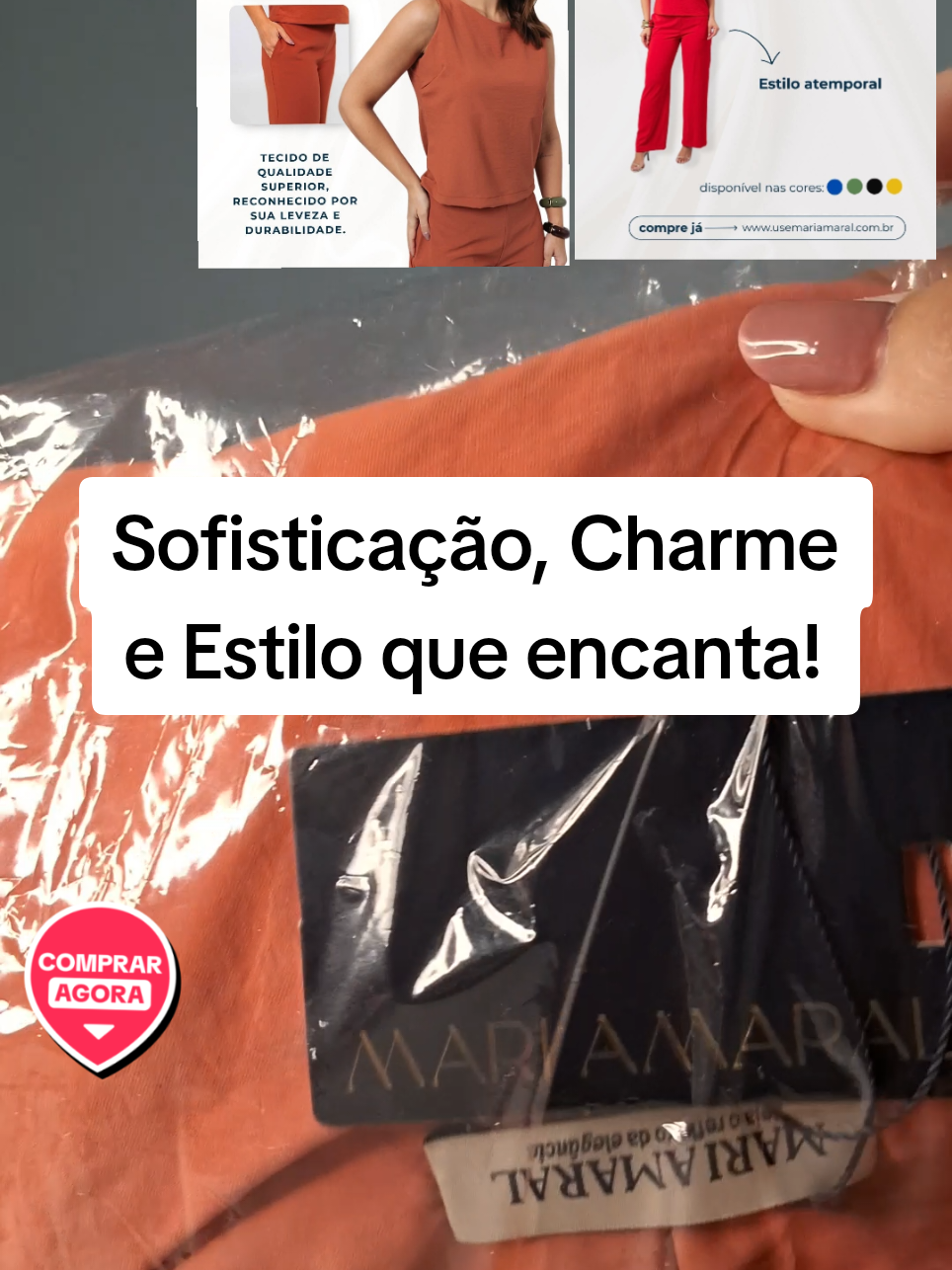 Abrindo pacote e já sentindo cheiro de elegância. Cada detalhe pensado pra realçar sua beleza e estilo! Mari Amaral nunca decepciona... é qualidade, é charme é poder. Se prepara para se apaixonar! #look  #conjuntosfemininos  #estilosa #looktiktok #fpy 