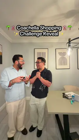 Coachella Shopping Challenege Reveal #coachella #shopping #challenege #couple #coupleschallenge 