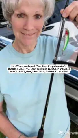 Lure Wraps, Available in Two Sizes, Keeps Lures Safe, Durable & Clear PVC, Easily See Lures, Easy Open and Close Hook & Loop System, Great Value, Includes 3 Lure Wraps Lure Wraps Fishing Equipment  Fishing Lures Clear Durable Wrap #LureWraps #fishinglures #fishingequiptment  #greatvalue #thickanddurableclearglasses 