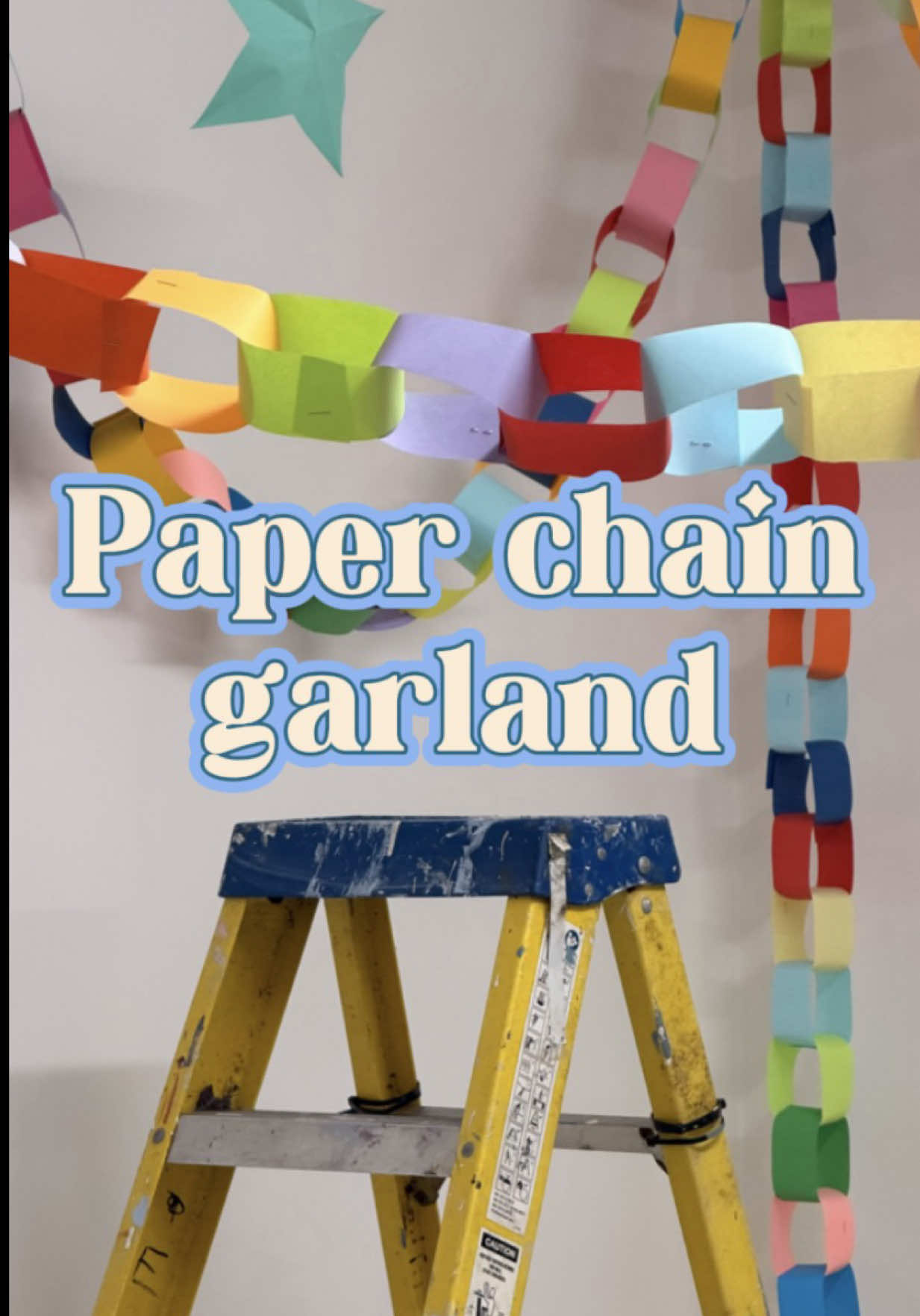 Feeling skeptical so far.. #creatorsearchinsights #diycrafts #papergarland #crafting #garland 