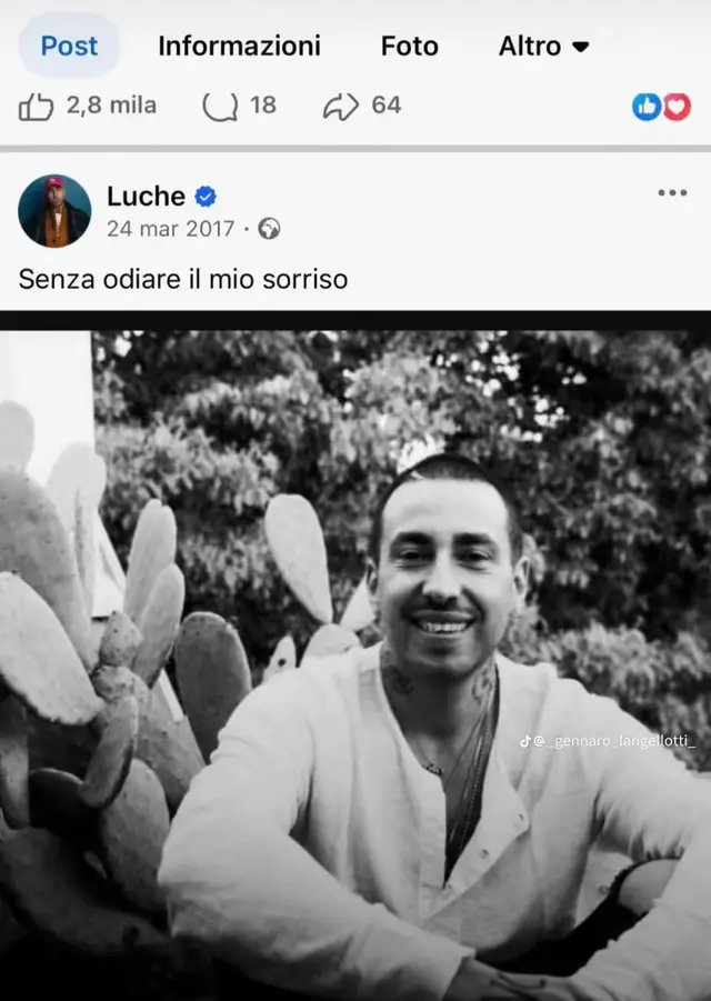 senza odiare il mio sorriso✨ #sorriso#luche'