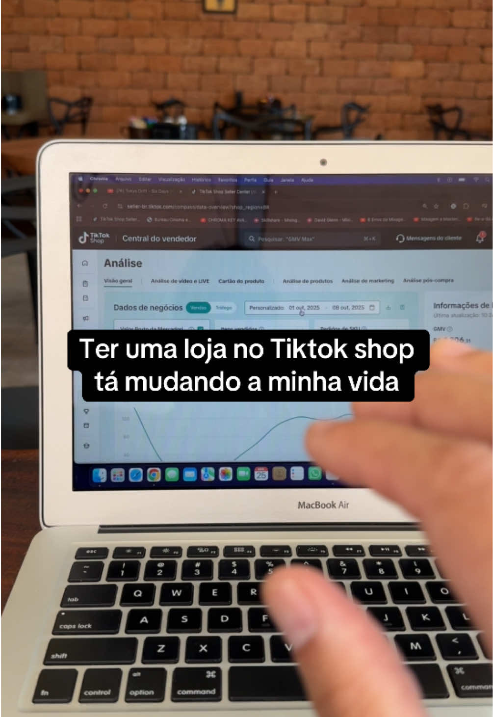 Pela primeira vez na vida, eu vejo uma chance clara de alcançar a tão sonhada liberdade financeira. #tiktokshop #seller #loja 