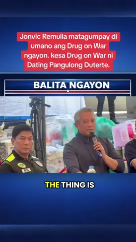 Mas matagumpay ang Drug on War ngayon dahil bumaba ang crime rate ng Pilipinas ayon kay Jonvic Remulla.  #politicalnewsph #newsph #balitangayon #gmanetwork #breakingnewsph 