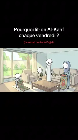 Pourquoi lit-on cette sourate chaque vendredi ? 📖 Ce n'est pas seulement une routine, c'est un bouclier contre le Dajjal. Découvrez les 4 histoires qui vont changer votre vision du monde. ✨ #AlKahf #Dajjal #Islam #Rappel #Secret