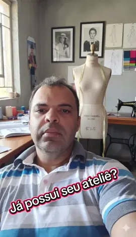 Já possui seu ateliê? #fashion #influencer #fashionblogger #sewingtips #fypage 