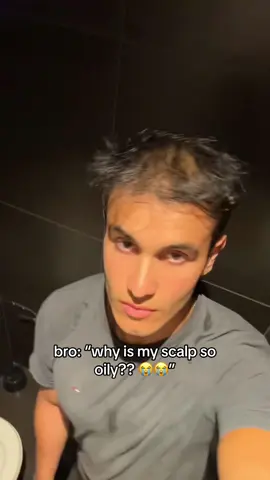 Send this to a bro who eats like this 😭 #scalphealth #dandruff #oilyhair #hair 