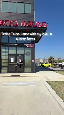 Tried Tokyo house in Aubrey Texas for their soft opening, the food was so fresh and our server was so sweet, #tokyohouse #aubreytx #newrestaurant #fyp