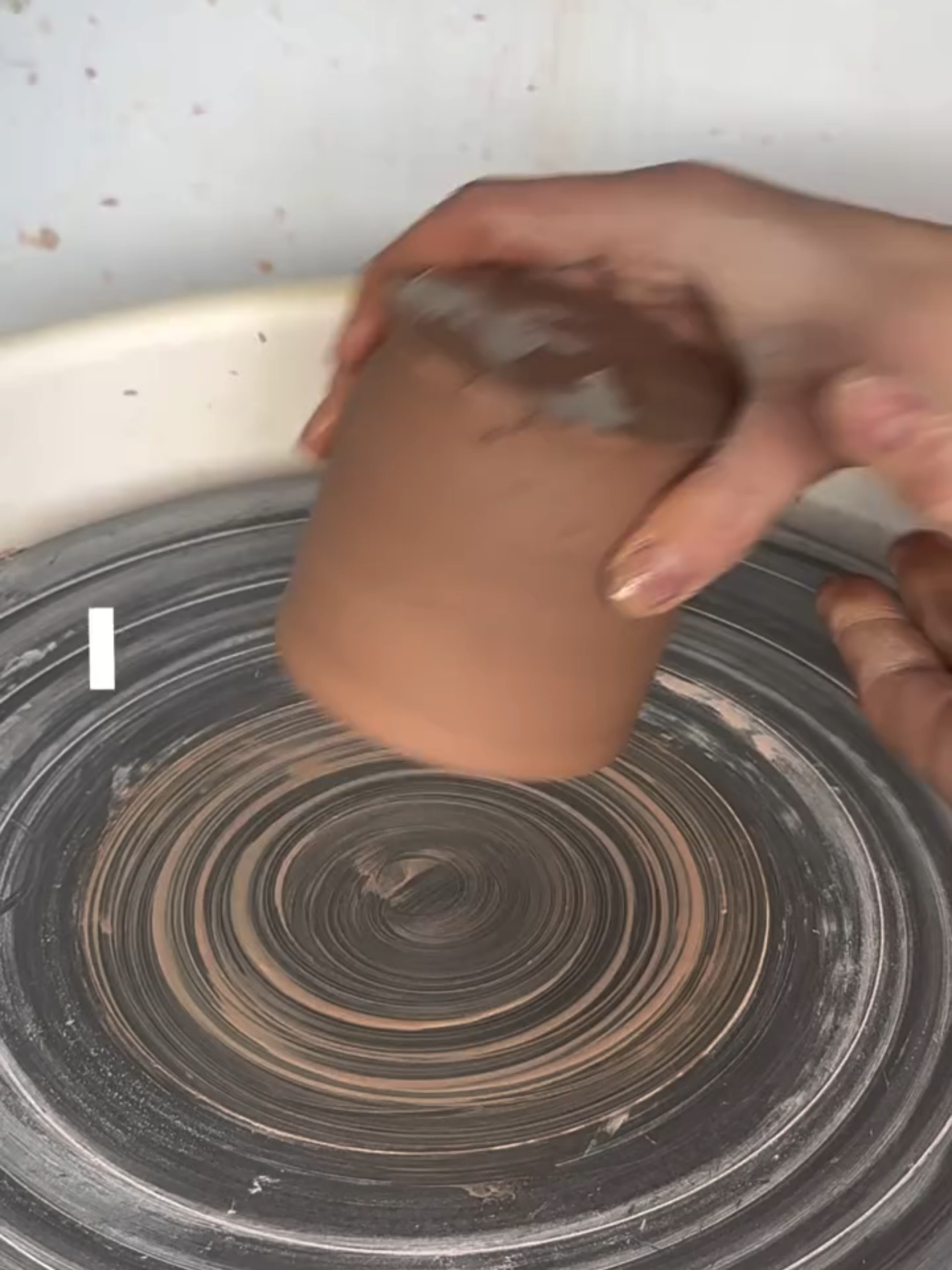 Wheel trimming some coffee cups #potterystudio #potterylover #potterylife #ceramic