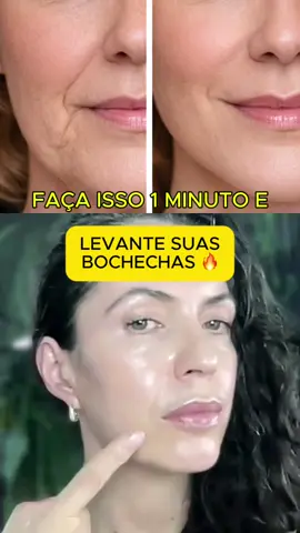 Esse movimento simples ajuda a ativar as bochechas e estimular o contorno do rosto. Pratique por 1 minuto ao dia e observe essa região no espelho. ✨ #bochechacaida #yogafacial #liftingfacial #rejuvenescimentofacial #contornofacial