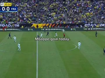 Mbappe goal today #mbappe #fyp #edit #brazil #goal