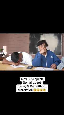 @Max Khadar & AJ speak Somali and English take the piss out of Kenny & Deji 😂😂😂 #maxkhadar #ajshabeel #deji #kenny #funny 