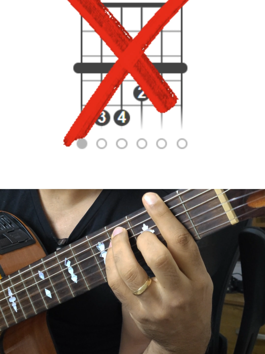 Corrigindo esses 5 erros, você vai fazer pestana de boa no violão!#auladeviolão #violaoiniciante 