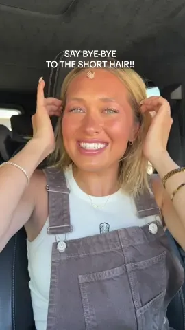 EEEKKKKK!!!! IM IN MY HANNAH MONTANA ERA!!! 🤩 so happy with my decision!! I’m in love!! These extensions are UNREAL! 😍 #hairvlog #hairtransformation #bobtoextensions #extensions #hairtok 