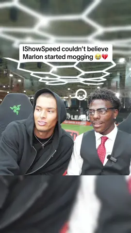 IShowSpeed couldn’t believe Marlon started mogging 😭💔 #marlon #ishowspeed #fyp 