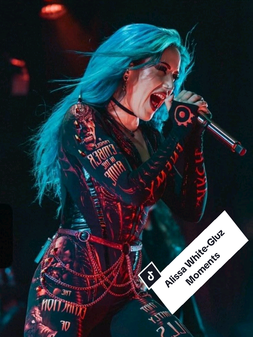 Alissa White-Gluz Moments  #alissawhitegluz  #alissawhitegluzfans  #archenemy  #femalemetalsinger  #tiktokmetal 