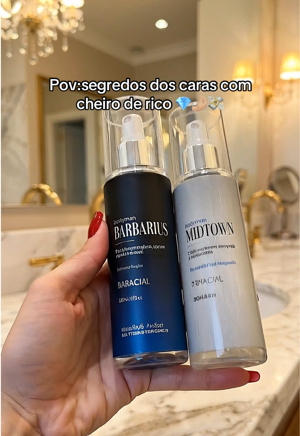Muitooo bommm #bodysplashmasculino #cheiroderico #cheiroderiqueza #barboursbeauty 