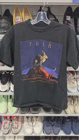 🚨🚨Live from the thrift! 1993 Rush Counterparts Tour T-Shirt.. It’s been a while Visit us ⤵️ 5100 Erin Mills Pkwy, Mississauga, ON (Erin Mills Town Centre, near Cineplex) 🕒 Mall Hours: MON-FRI: 10AM-9PM SAT: 9:30AM-9PM SUN: 11AM- 7PM #90s #vintagefinds #thrift #rush #bandtee 